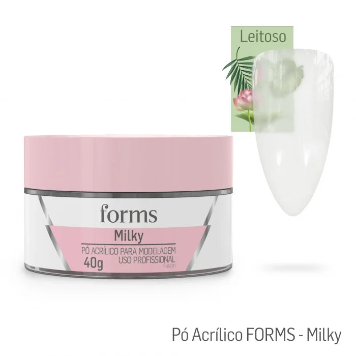 Pó Acrílico Para Modelagem Milky – Forms