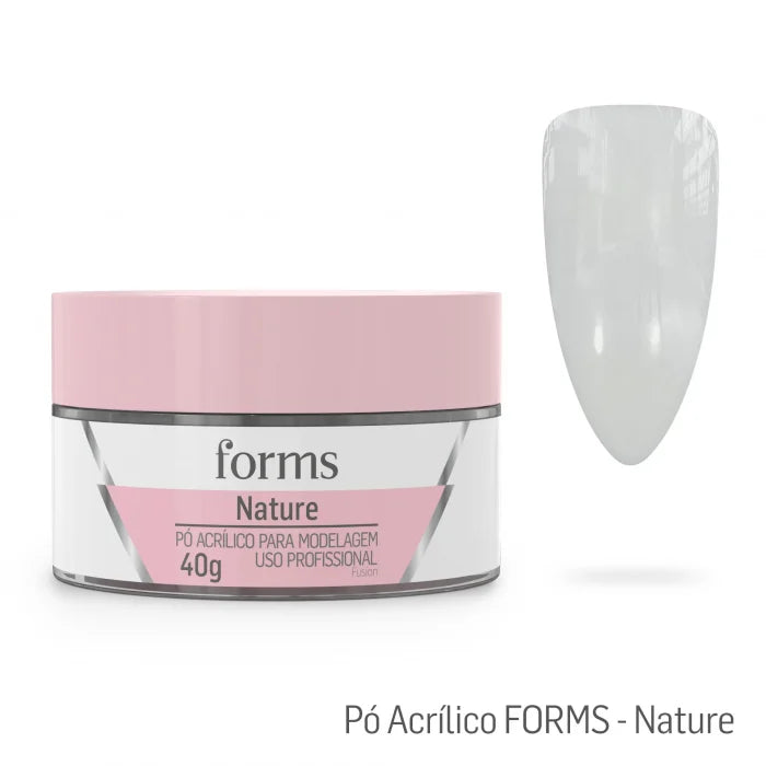 Pó Acrílico Para Modelagem Nature – Forms