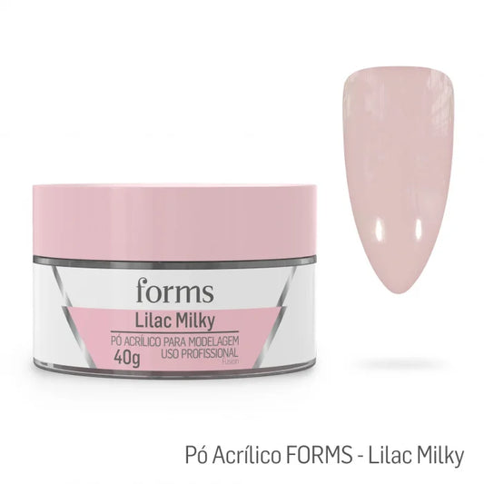 Pó Acrílico Para Modelagem Lilac Milky – Forms