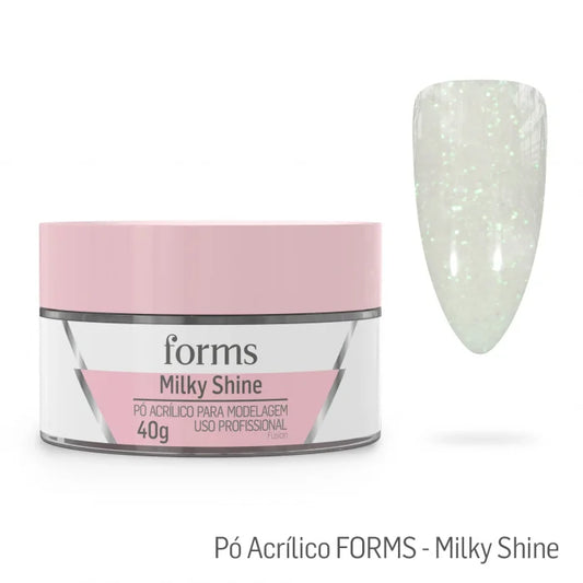 Pó Acrílico Para Modelagem Milky Shine – Forms