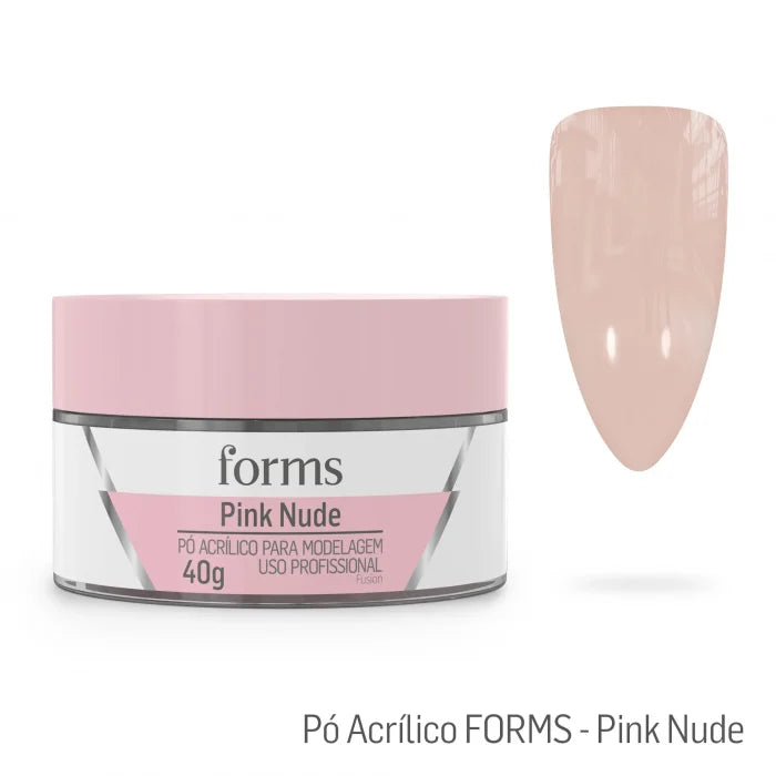 Pó Acrílico Para Modelagem Pink Nude – Forms